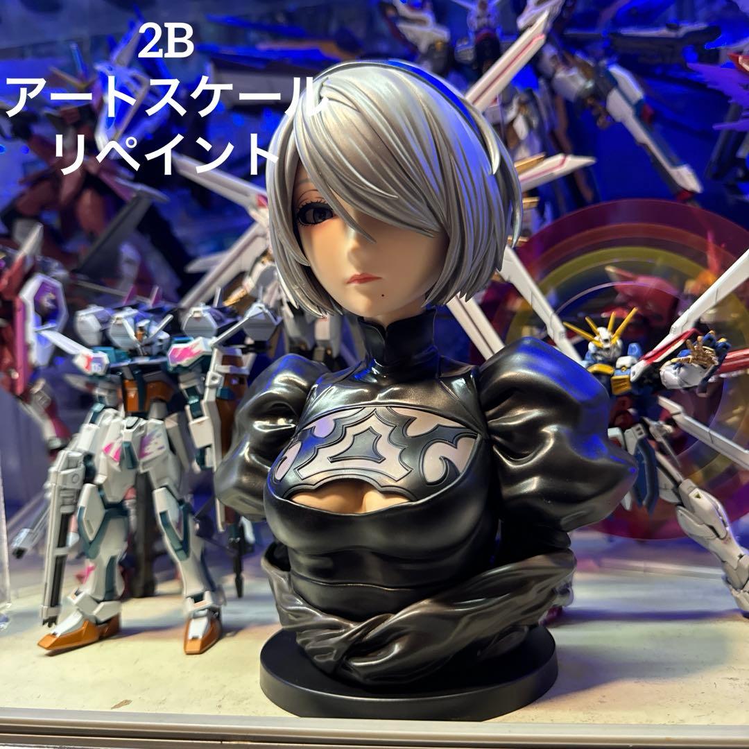 ニーアオートマタ フィギュア 2B リペイント 2次元塗装