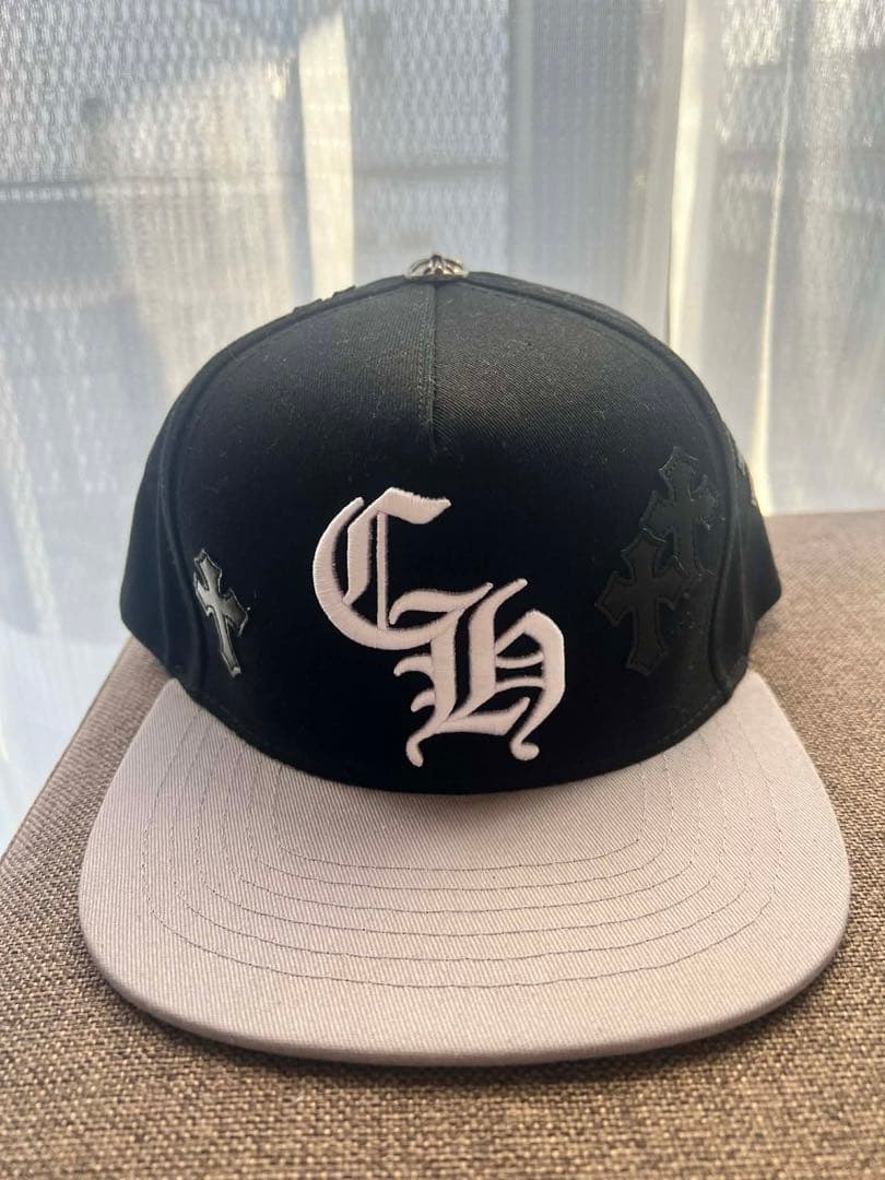 帽子 Chrome Hearts Black Cross Patch Cap. CHROME HEARTS BLACK CROSS PATCH HAT