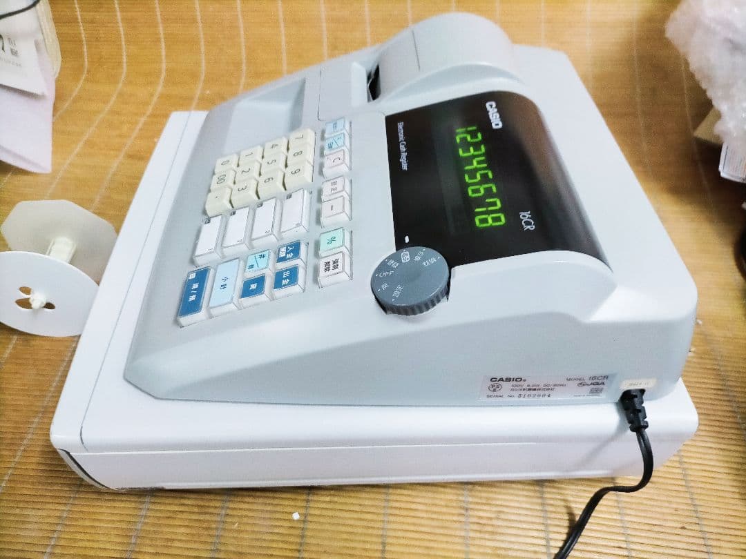 カシオレジスター 16CR 簡単便利特殊 送料込 811444
