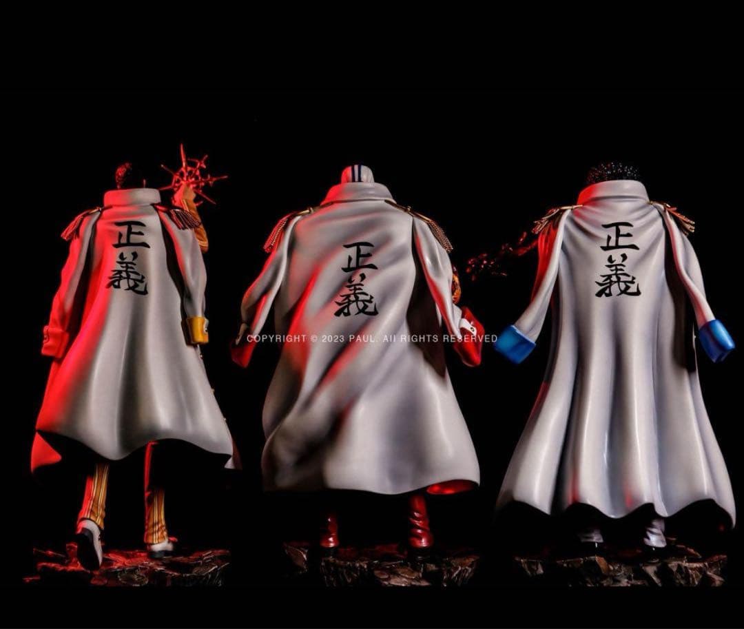 ワンピース 海軍本部三大将 フィギュア ガレージキット塗装済み品