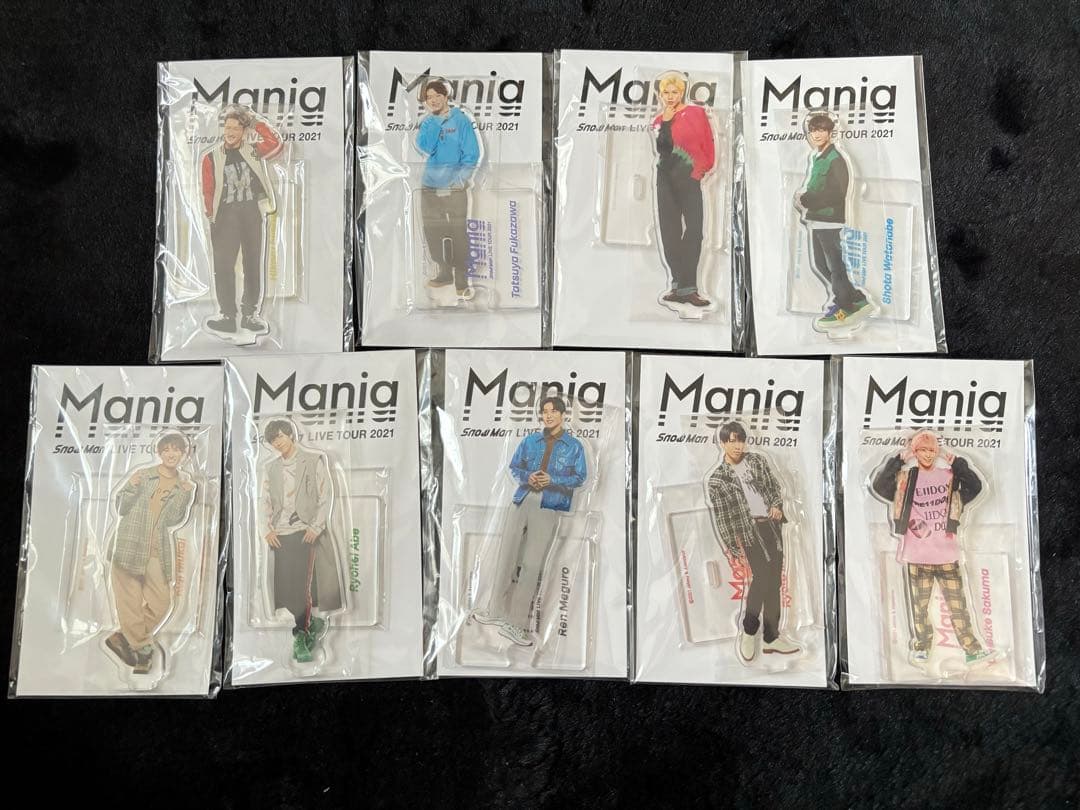 スノーマン アクリルスタンド アクスタ 全員 9人セット ステッカー