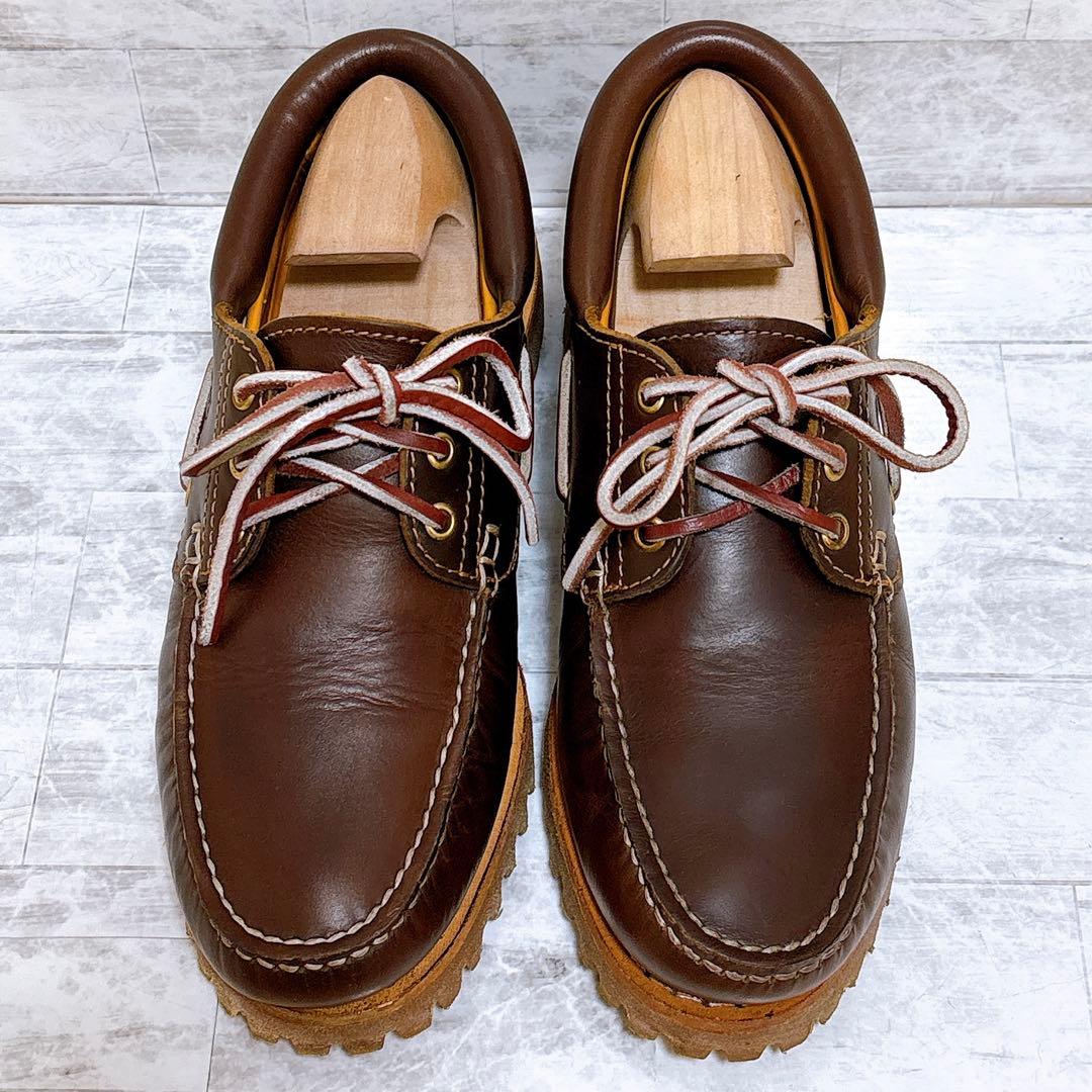美品✨ティンバーランド 3EYE デッキシューズ 30003 24.5cm 茶