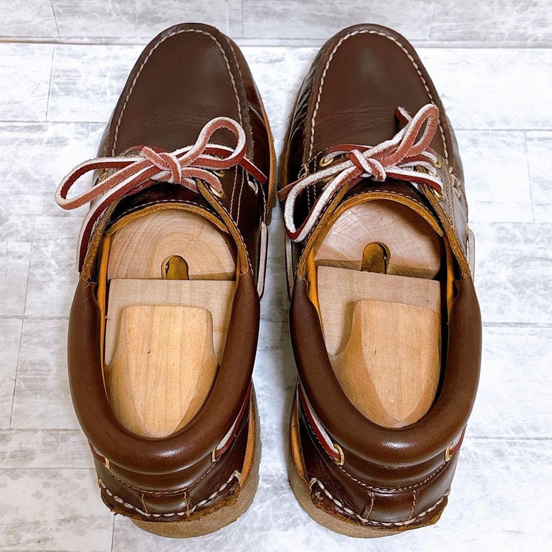 美品✨ティンバーランド 3EYE デッキシューズ 30003 24.5cm 茶