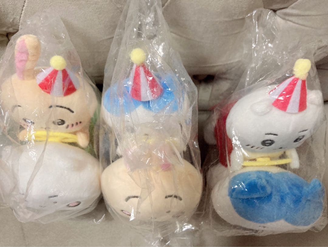 ちいかわらんど ぴーぽぽぬいぐるみ 三体セット 新品