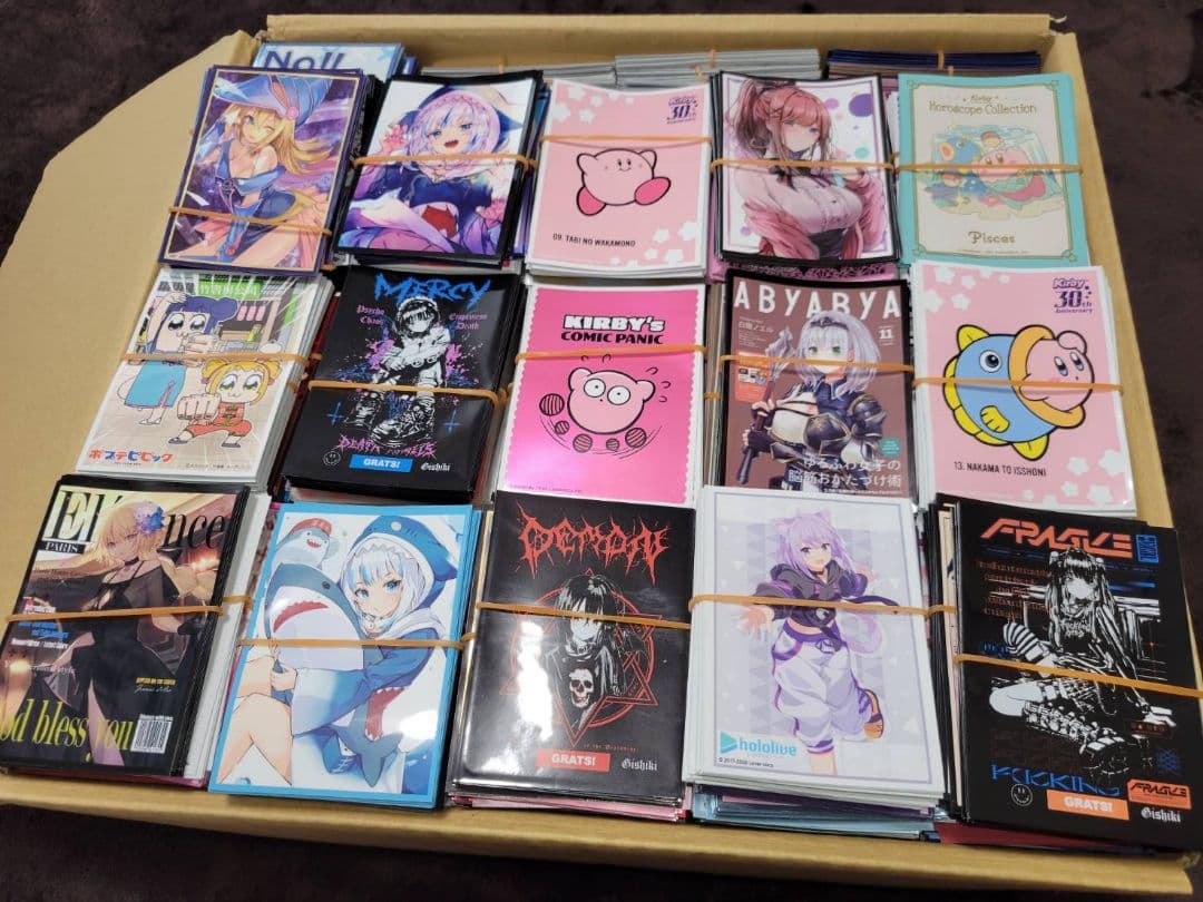 キャラスリーブ まとめ 大量 超大量 無地なし スリーブ カードプロテクター　②