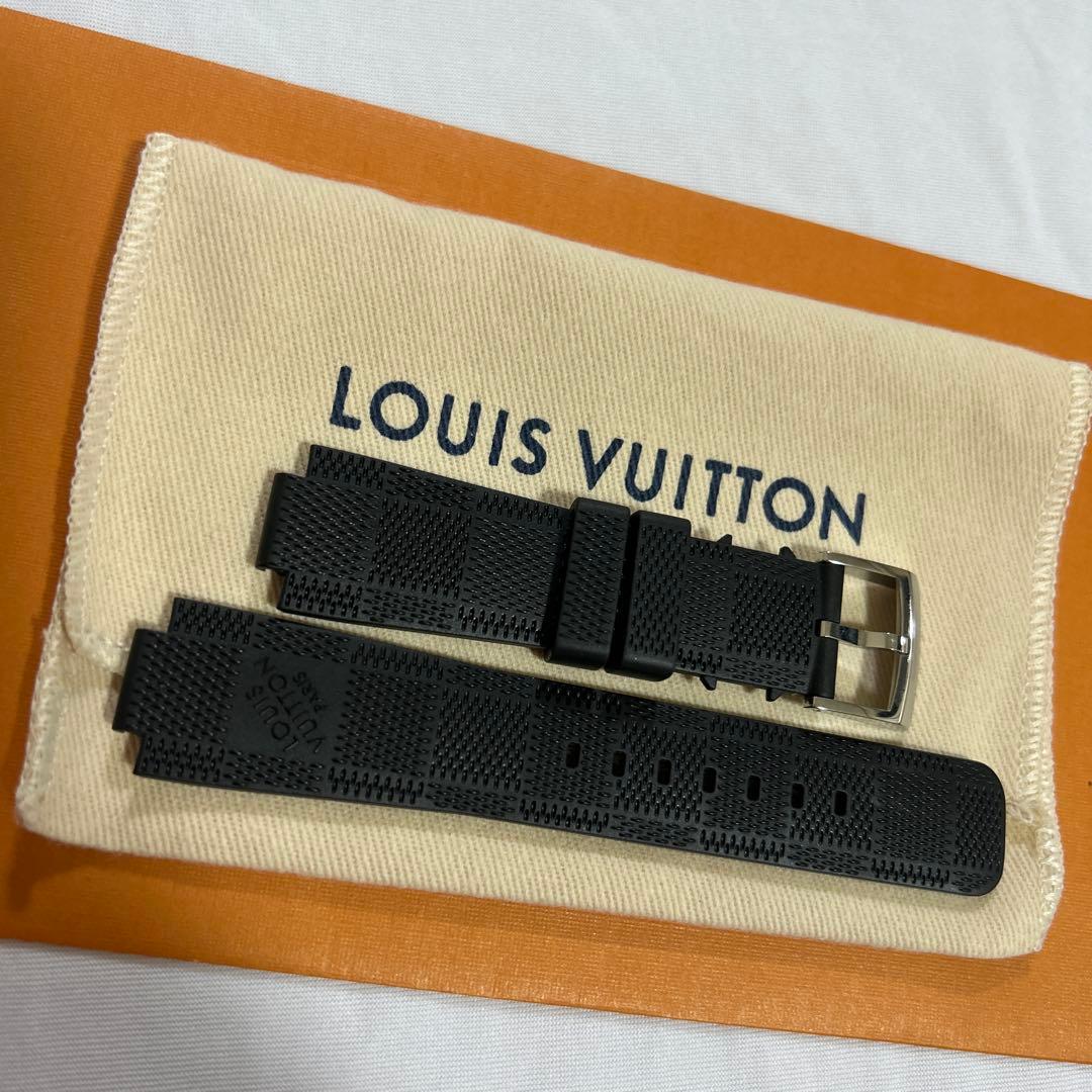 LOUIS VUITTON ラバーベルト ブラック　箱あり