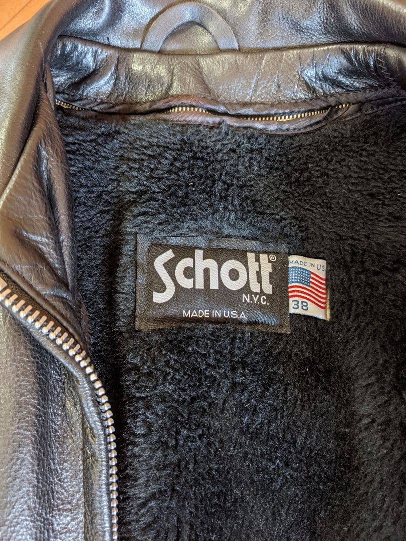 Schott ボアライナー付 ライダースジャケット Schott N.Y.C SCHOTT