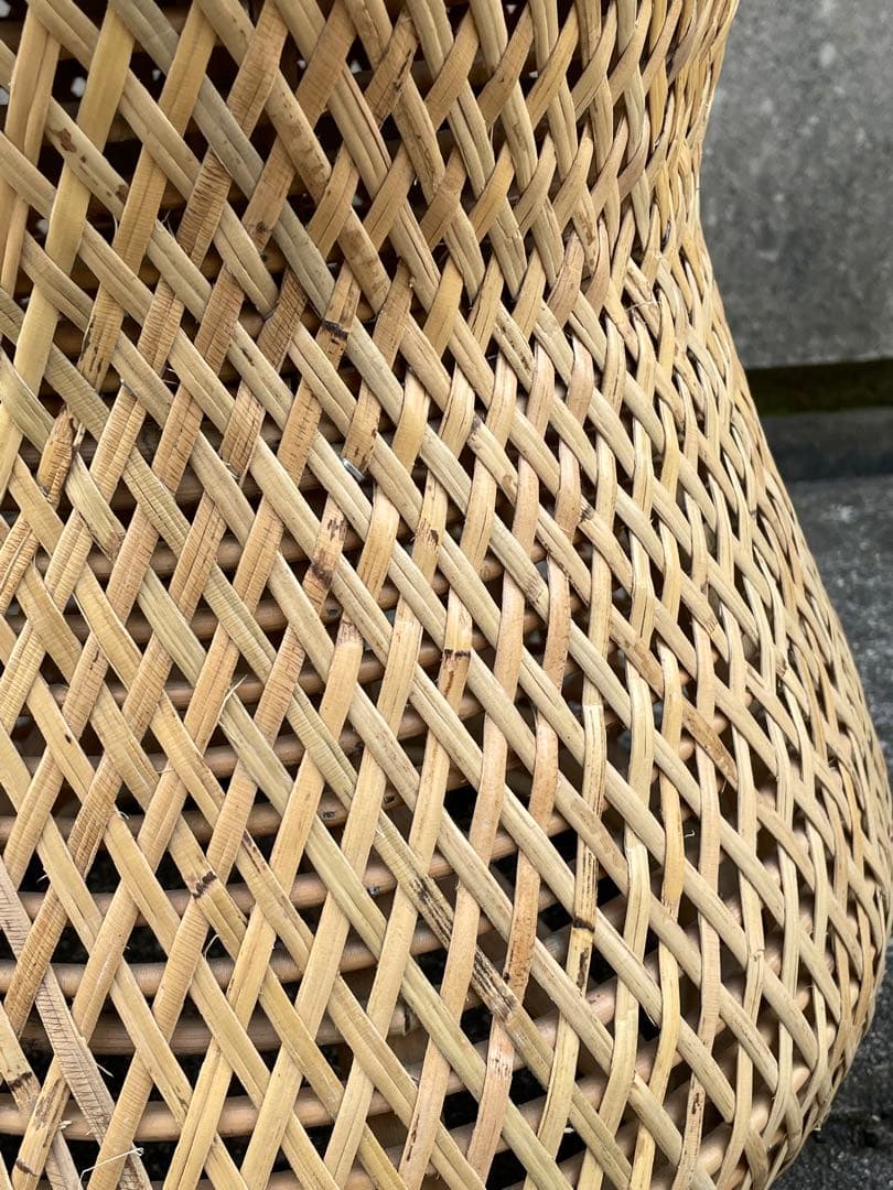 KANADEMONO/かなでもの/Eco Natural/ラタン/スツール/①