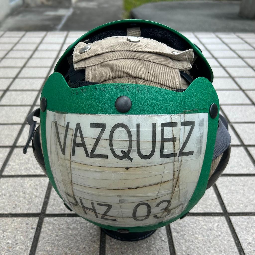 米軍 デッキクルーヘルメット FLIGHT DECK グリーン ミリタリー ・3