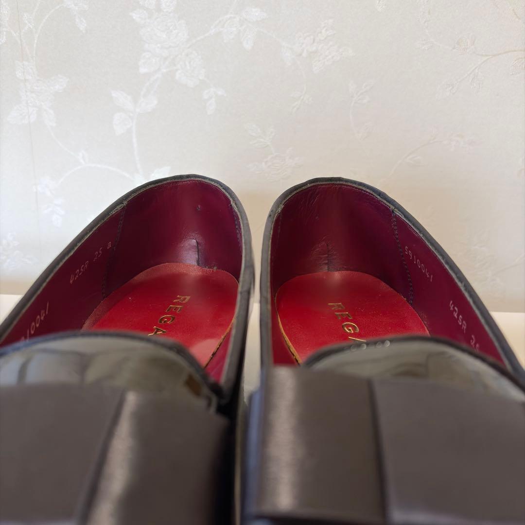 リーガル REGAL オペラパンプス ローファー 425R ブラック 25cm