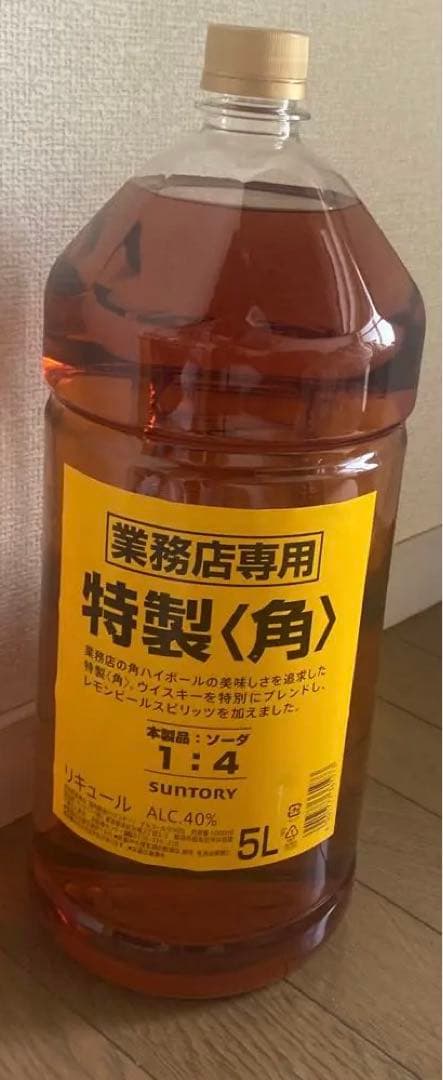 サントリー特製角ウイスキー 5L アルコール度数40%