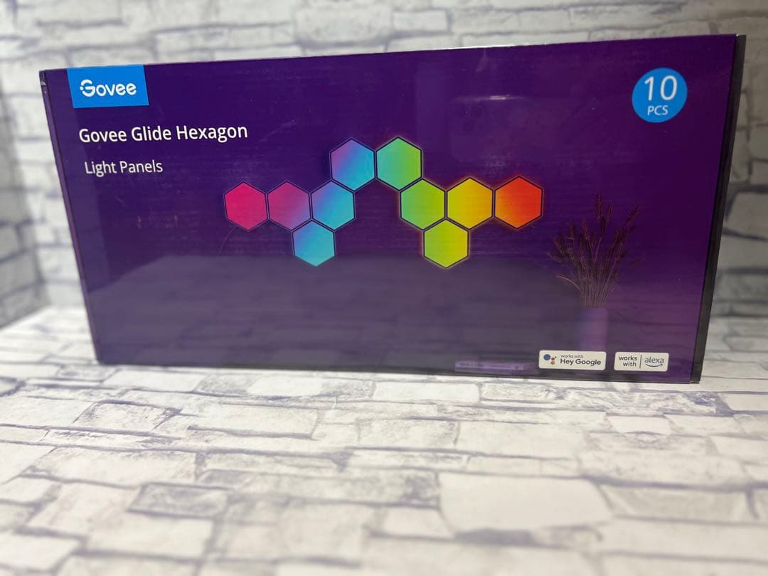 【新品】Govee LEDパネルライト ヘキサタイプ10枚入り Pannel Light｜Govee Smart LED Lights / Govee スマートLEDライト