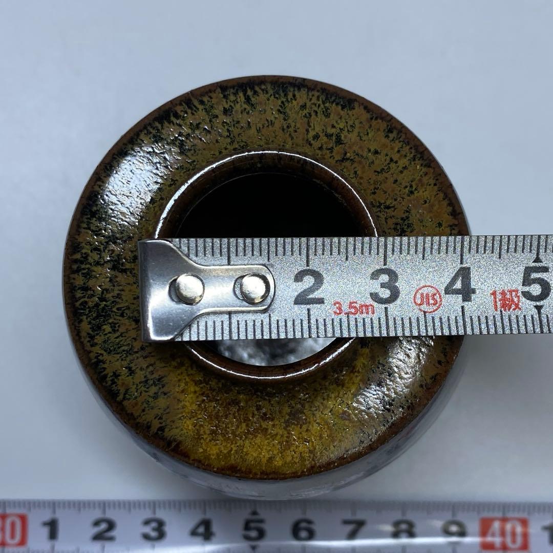 ☆茶3 笹田有祥 肩衝茶入 共箱 h7.8cm 東キ7-