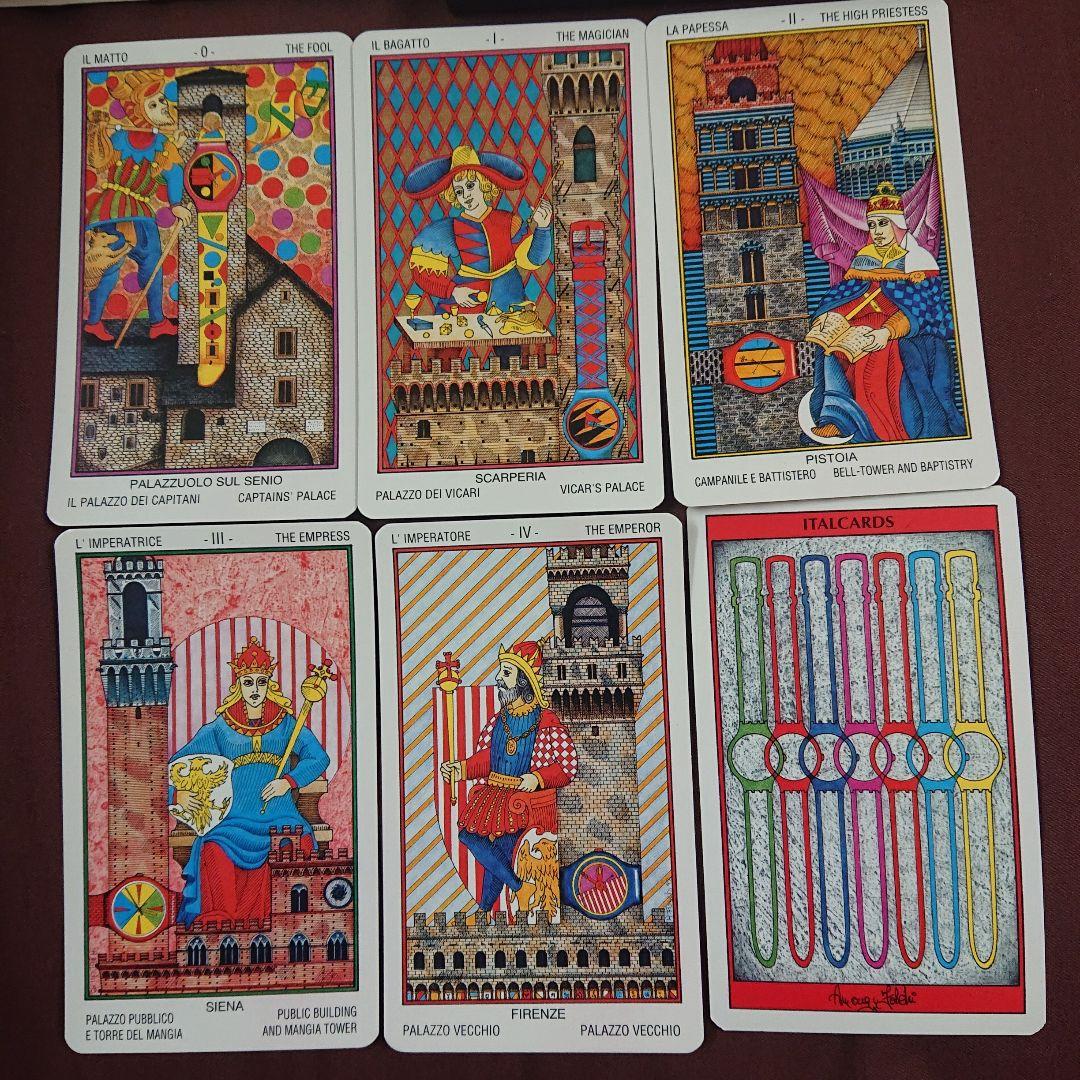 絵画 i Tarocchi nei colori della Toscana