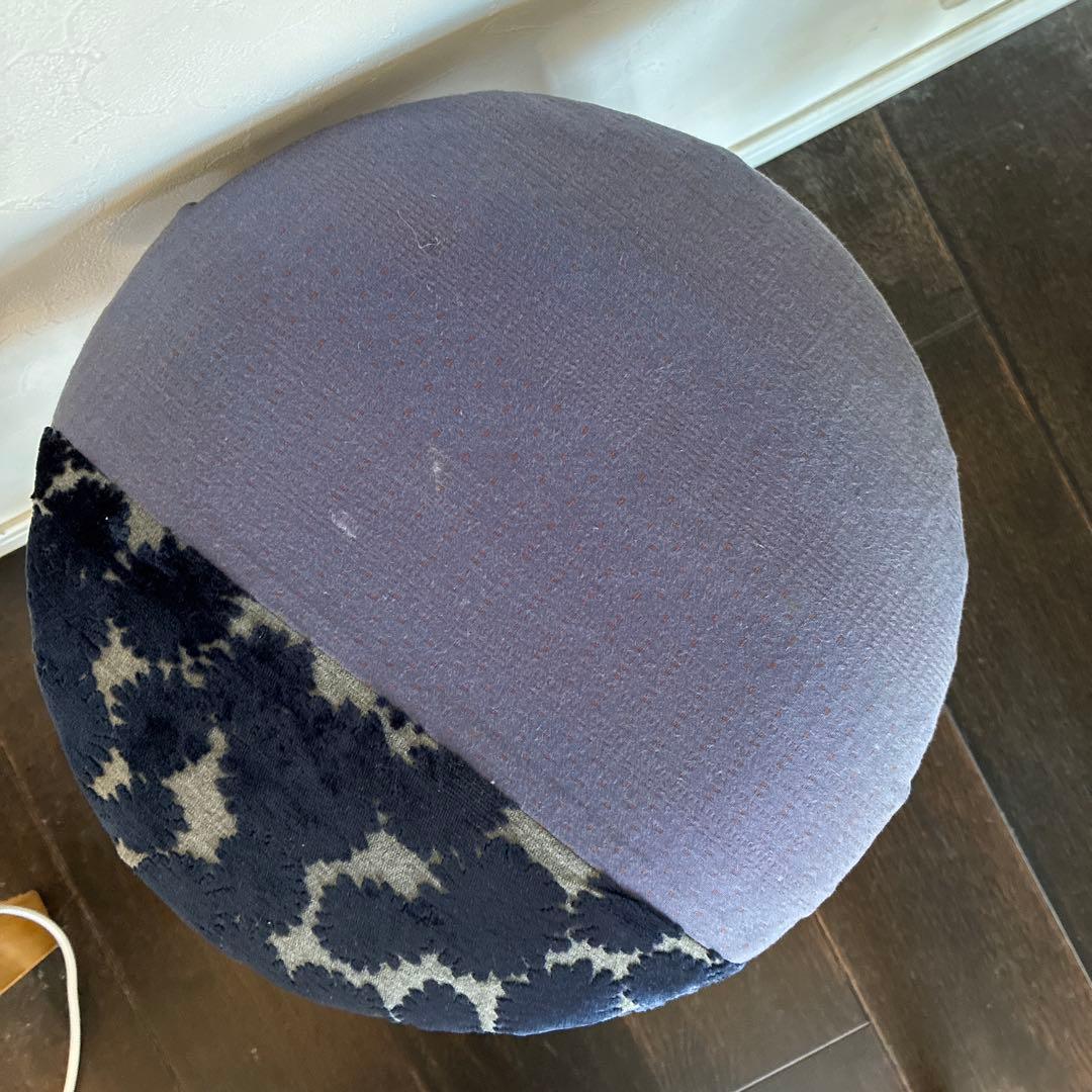 無印良品　ブナ材スツール　ミナペルホネンコラボカバー