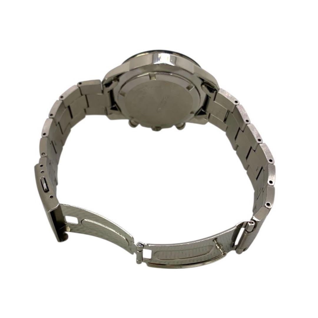 【稼働品】SEIKO クロノグラフ 6T63-00D0 タキメーター メンズ