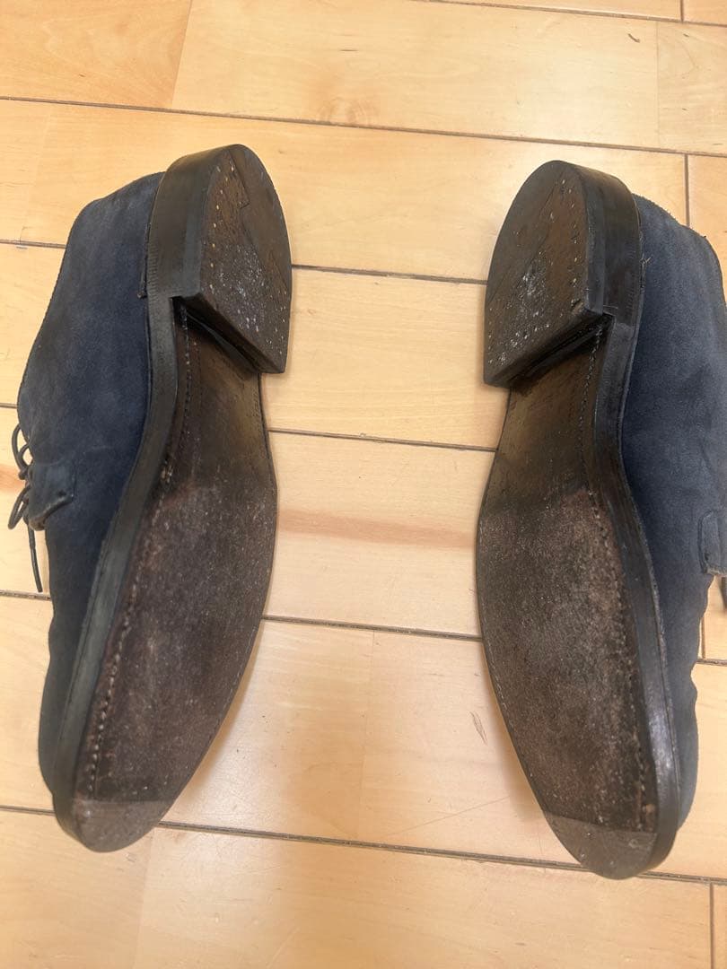 浜*岡様 ⭐️最終値下げ　オールデン スエード シューズ ネイビー 6 1/2⭐