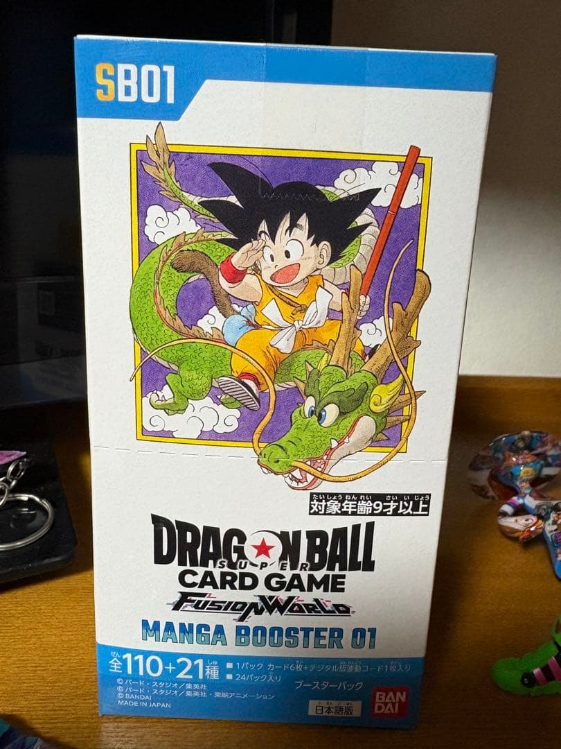 ドラゴンボール　フュージョンワールド　MANGA BOOSTER 1BOX フュージョンワールド MANGA BOOSTER 01 1box ドラゴンボール