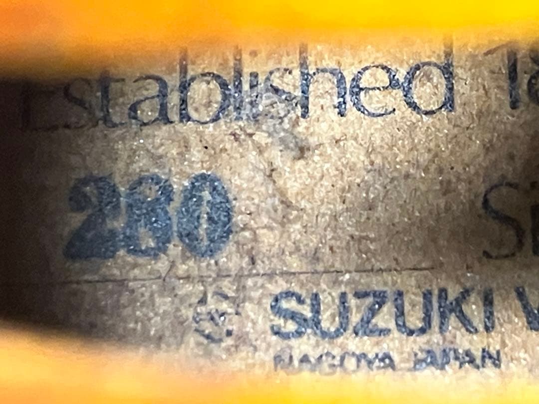 スズキヴァイオリン　1/2サイズ　ANNO 1979