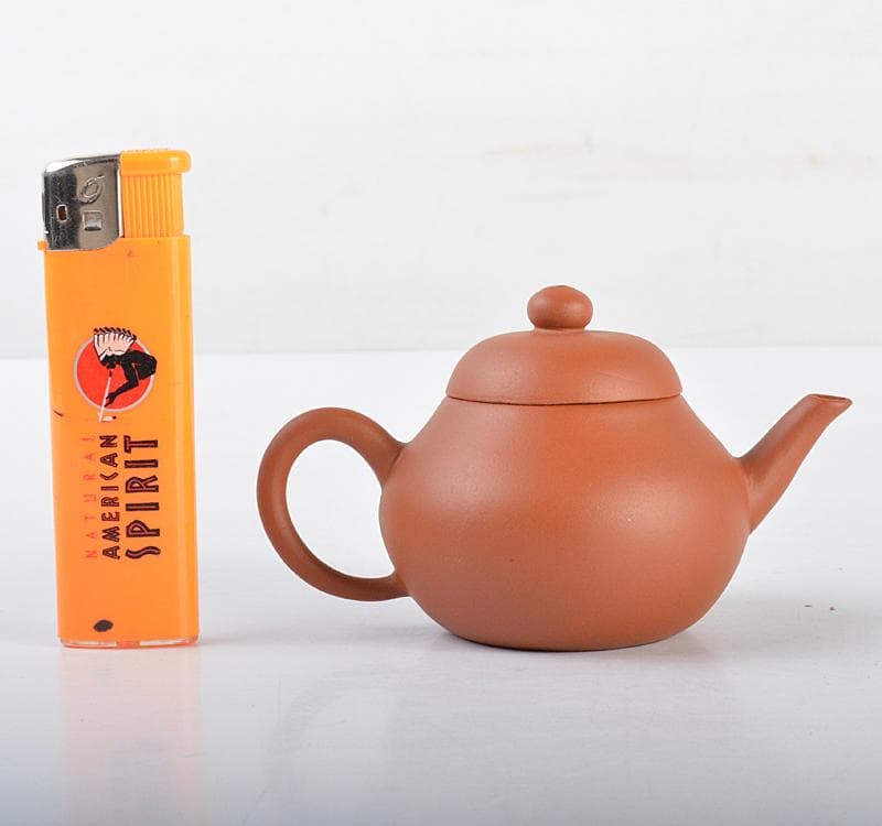 中国 荊渓恵孟臣製 紫砂 朱泥 急須 茶壷 V R4446