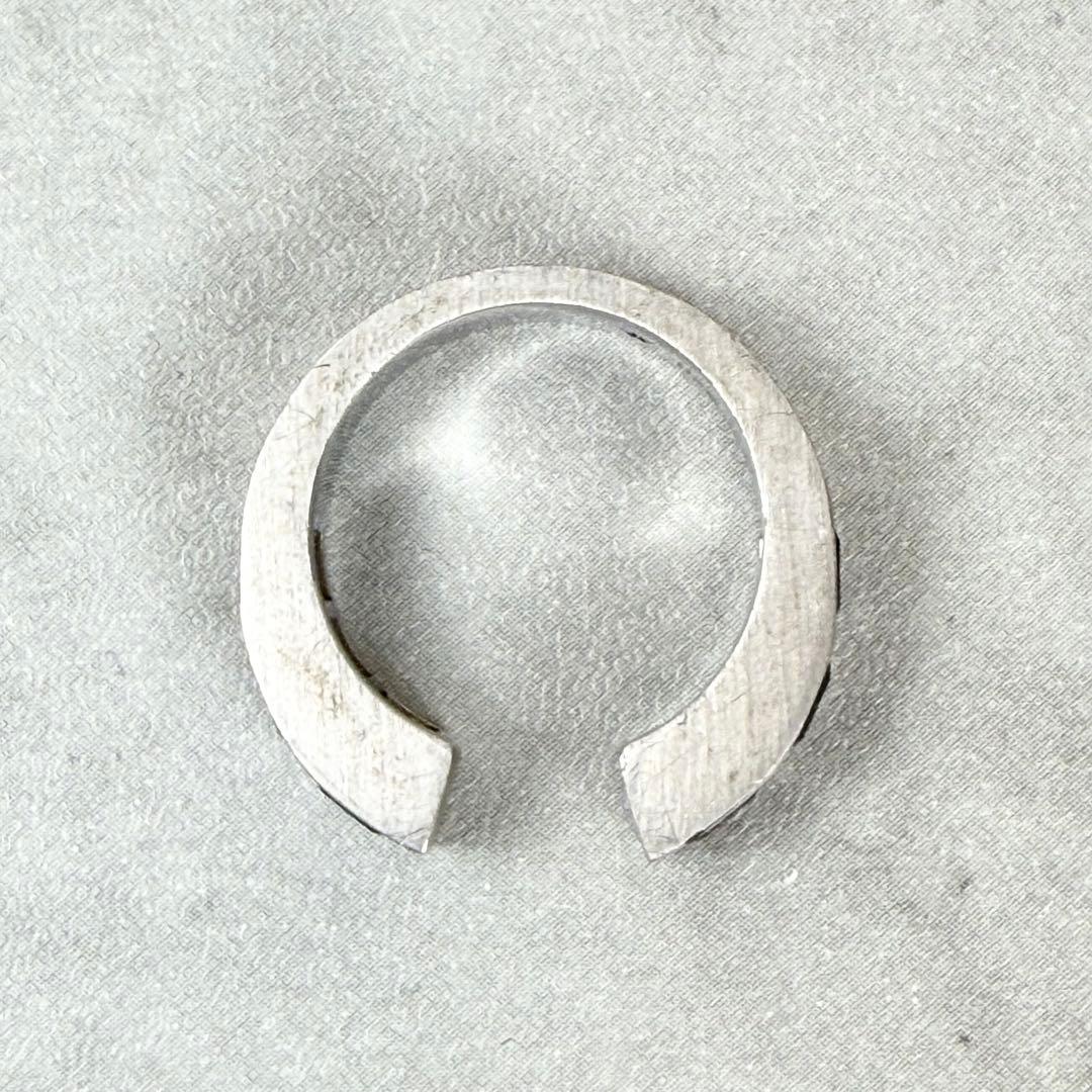 TOMWOOD トムウッド スプリットカラーストーンリング ブラック　54