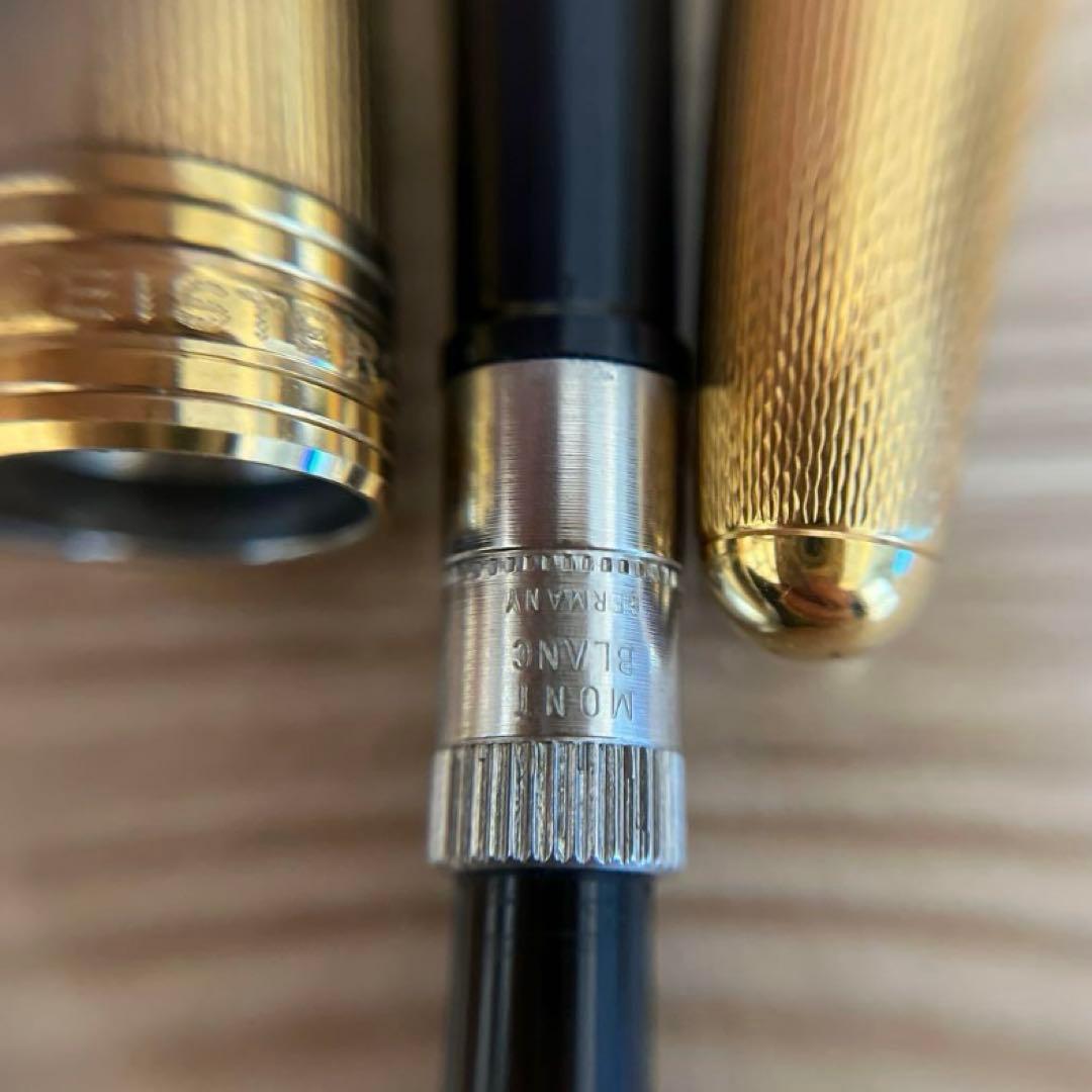 g*o様 モンブラン 万年筆 ゴールド 18k マイスターシュテュック 波柄 4