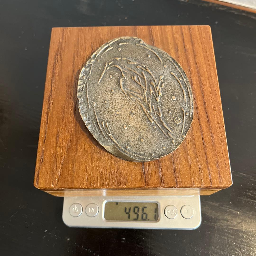 日展参与　彫刻家　三橋國民　彫金　金工　小物入れ　送料無料　総重量496.1g