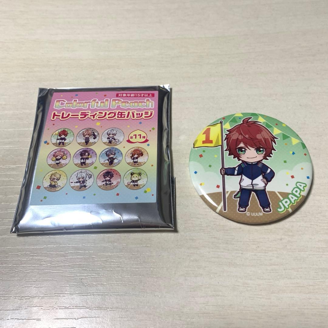 カラフルピーチ からぴち じゃぱぱ セブンイレブン 缶バッジ - メルカリ