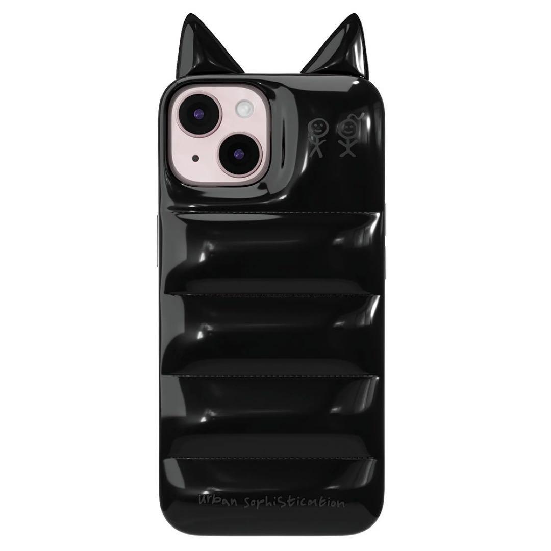 Bratz Jade 猫耳デザイン iPhone15ケース ブラック