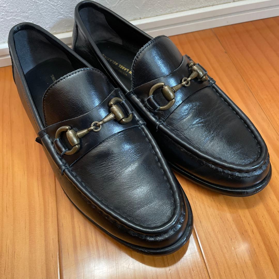 UNITEDARROWS GREENLABEL 黒　ビットローファー　26cm