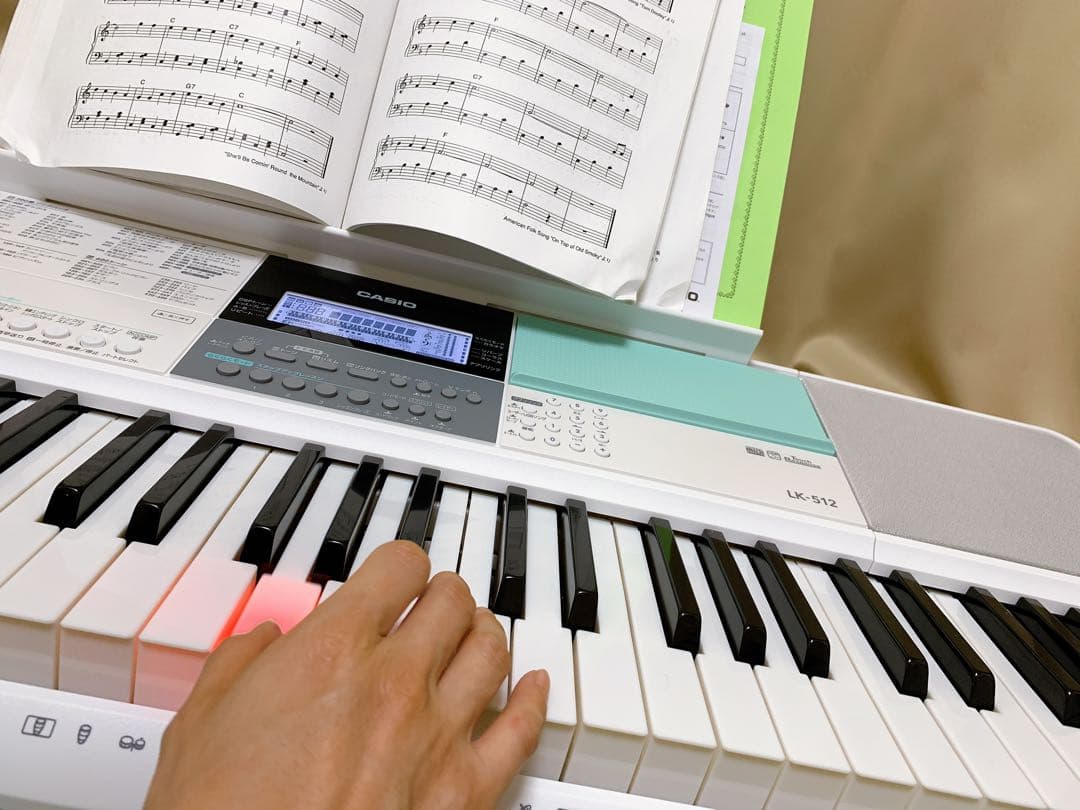 CASIO 光ナビゲーションキーボード LK-512