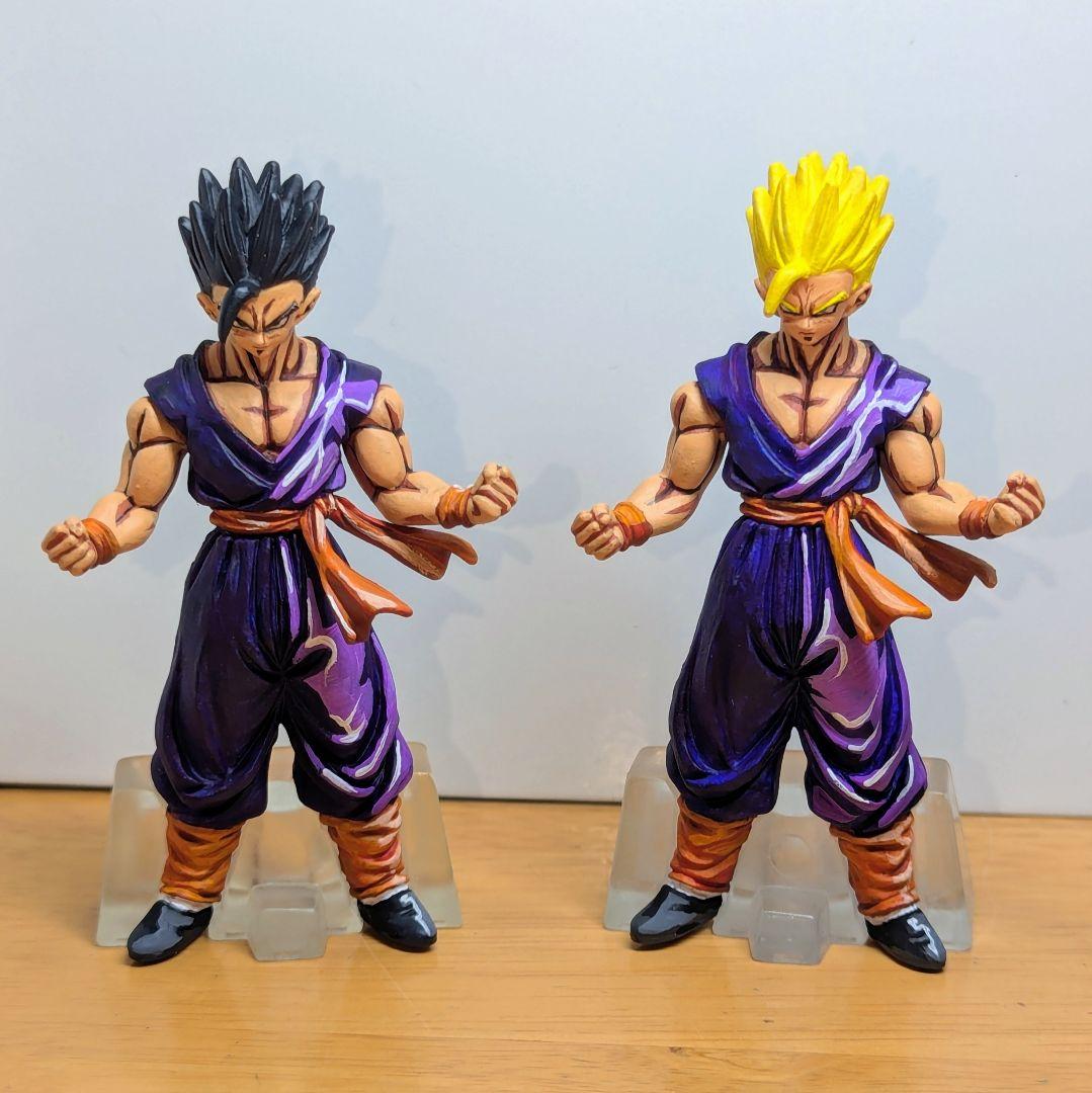 ドラゴンボール　フィギュア　リペイント　HGシリーズ 孫悟飯２体セット