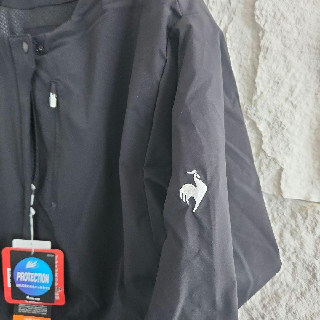 新品 ルコックスポルティフゴルフ ジャケット 黒L 暖かい le coq
