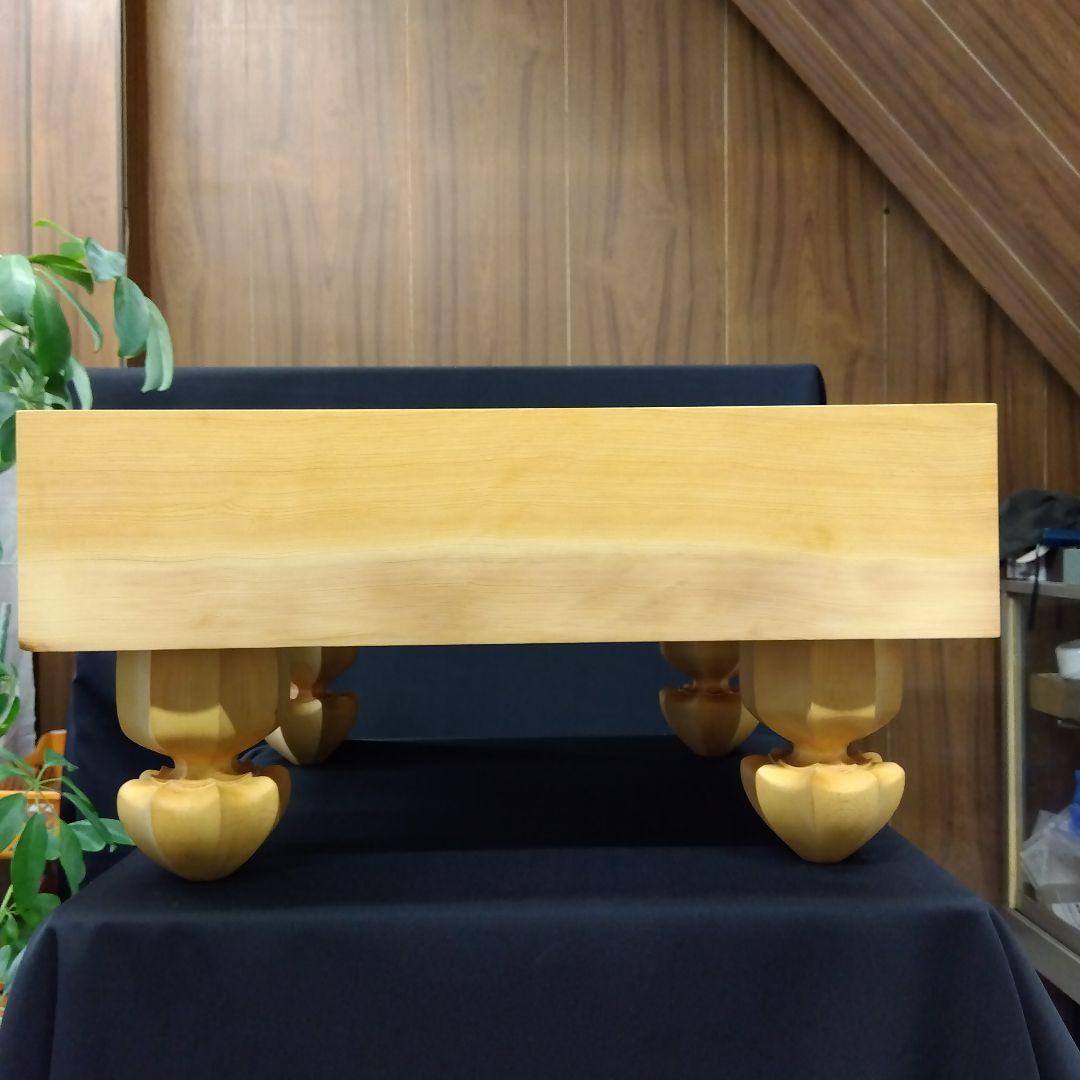 【国産　本榧　４寸碁盤　木裏】