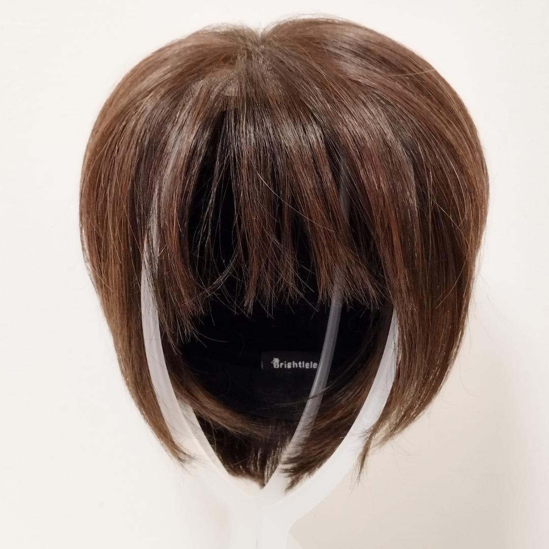 ショートフルウィッグ　人毛MIX ブラウンロゼ　ブライトララ　 新品未使用品