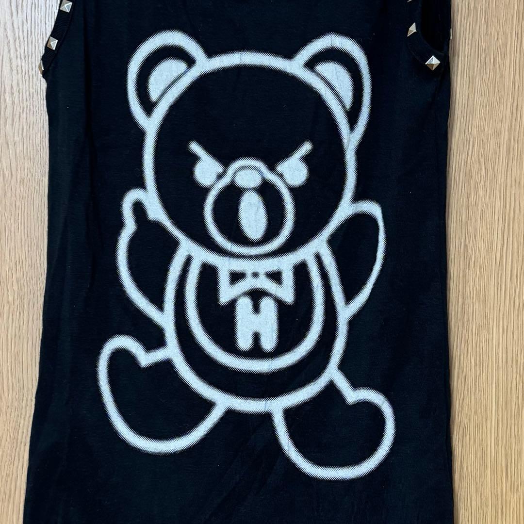 ❤️HYSTERIC GLAMOUR クマ　ブラック/黒　タンクトップ