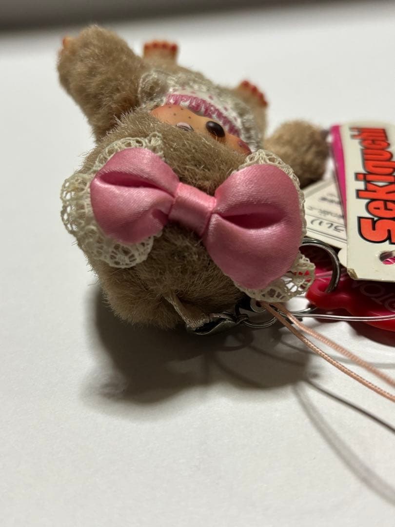 オトナ ラボ バニラ モンチッチ 携帯マスコット ストラップ　レトロ　#1