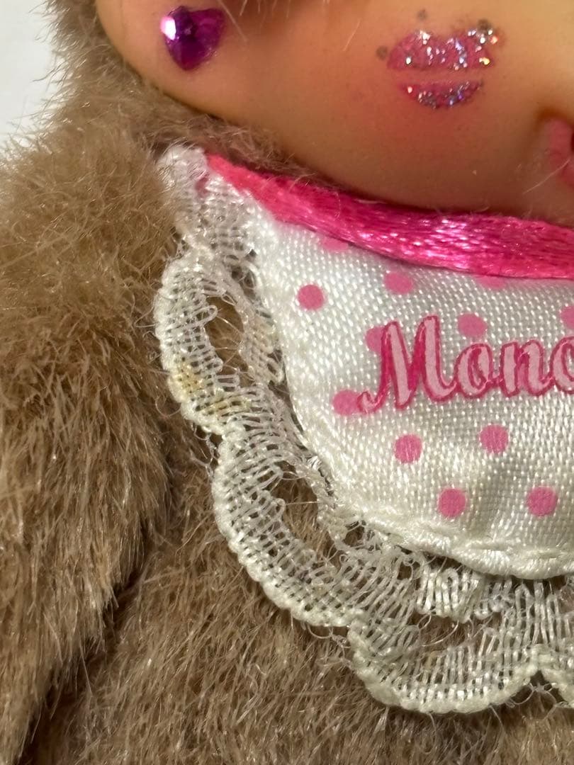 オトナ ラボ バニラ モンチッチ 携帯マスコット ストラップ　レトロ　#1