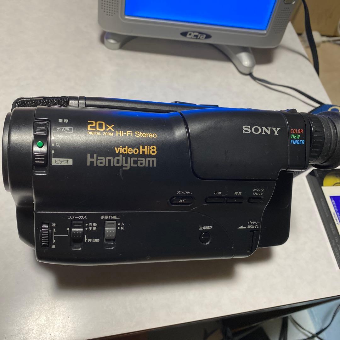 動作品　SONY VideoHi8 HANDYCAM CCD-TR830 ④