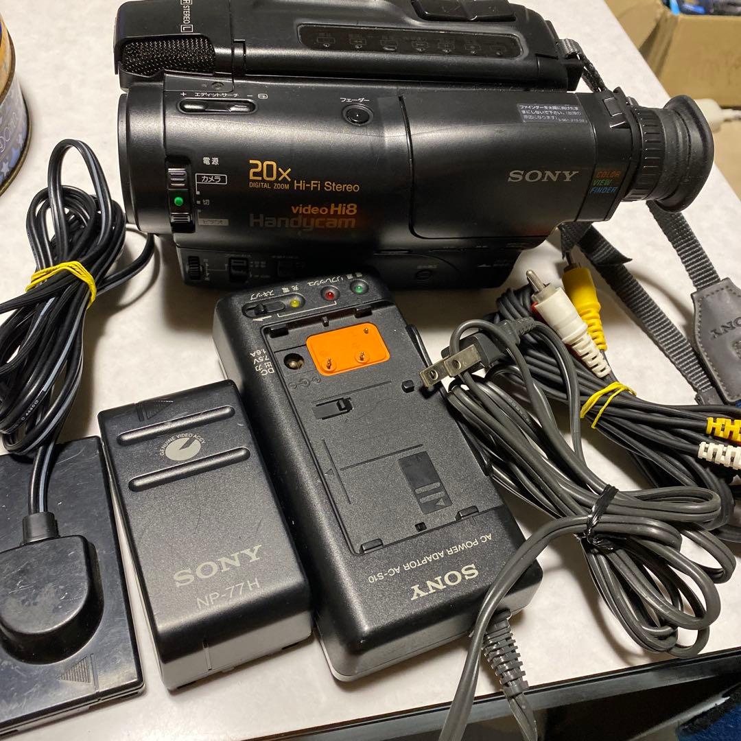 動作品　SONY VideoHi8 HANDYCAM CCD-TR830 ④