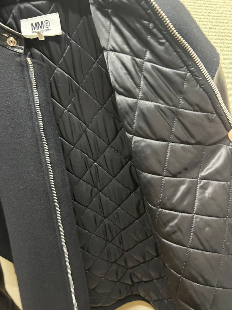 MM6 エムエム6 メゾン マルジェラ 八の字 ダメージ加工 ライダース L