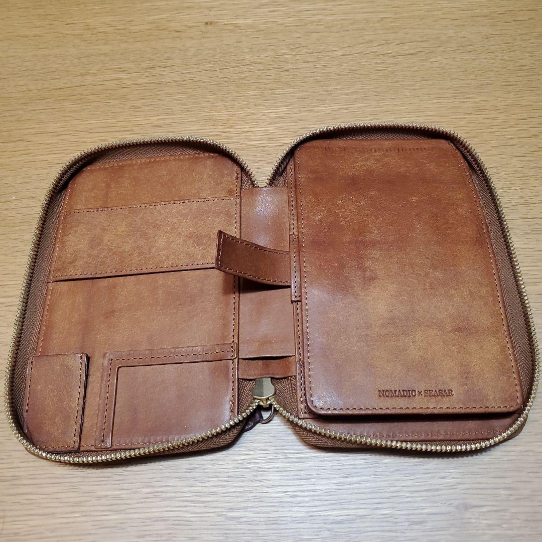 しーさーコラボペンケース SY-06 プエブロ ブラウン レザー 筆箱 箱