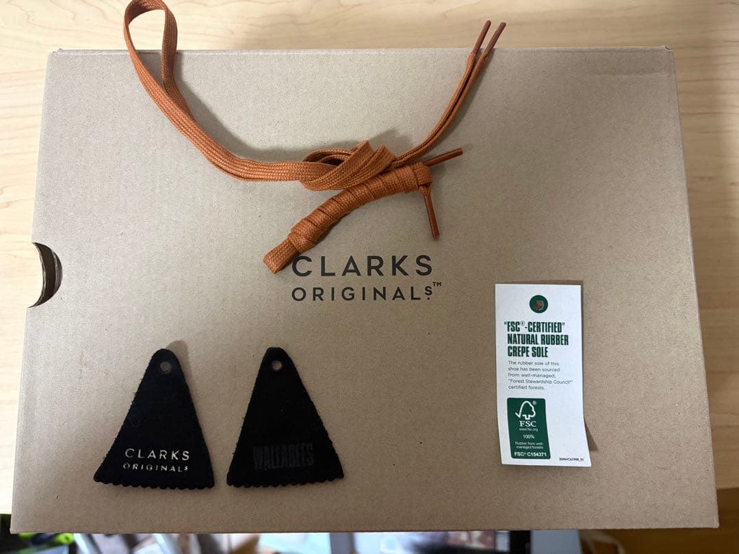 Clarks クラークス　ワラビーブーツ　黒　26.5