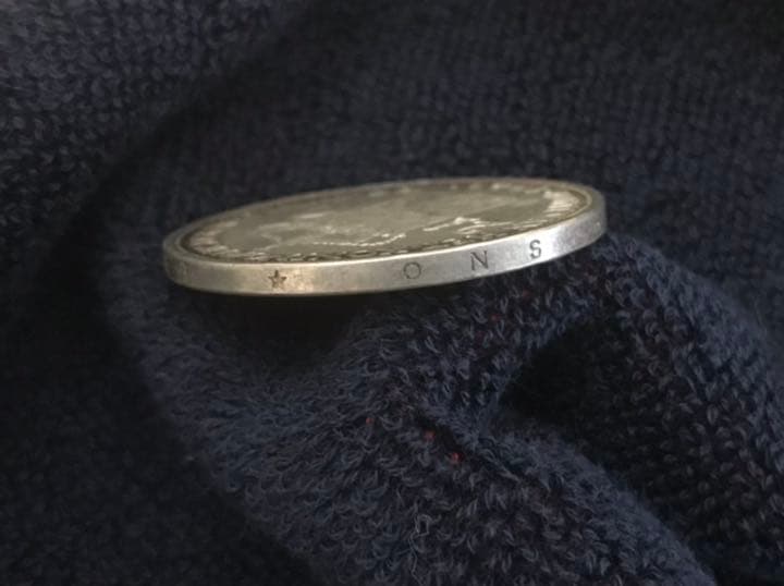 希少 オランダ ウィルヘルミナ女王 2・1/2ギルダー 1929年大型銀貨