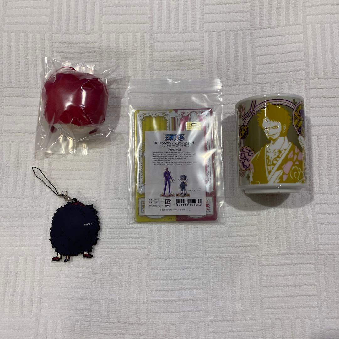 ワンピース ロー、コラソングッズ5点セット