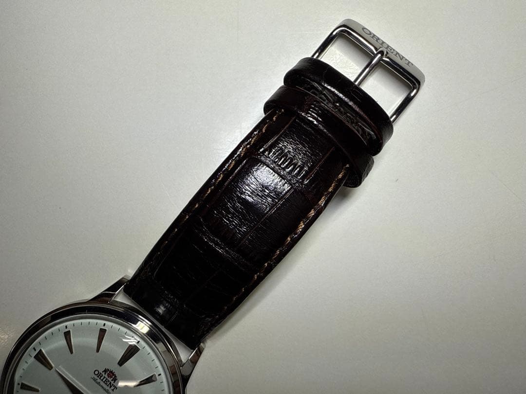 ［最終値］ORIENT バンビーノシリーズ 手巻き付き 自動巻き腕時計