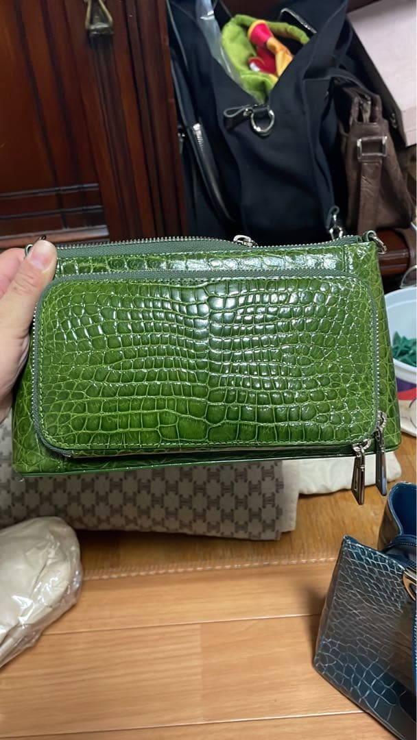 ブルー　ハンドバッグのみ