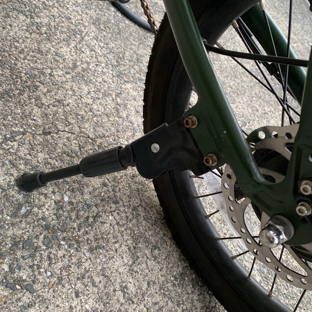 引取限定　EENOUR 電動アシスト折りたたみ自転車 20インチ グリーン