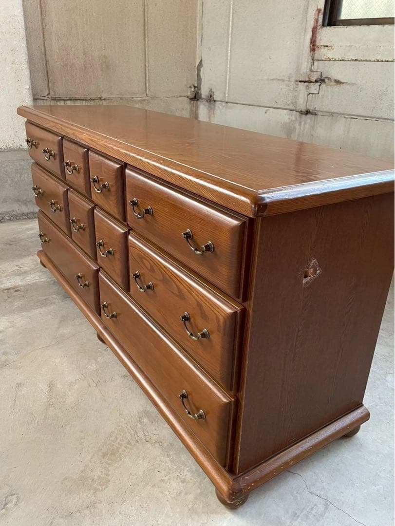 人気の丸脚 サイドボード リビングボード チェスト 収納棚