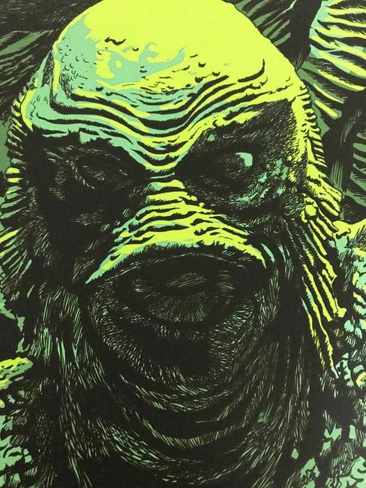 Mondo 半魚人の逆襲　限定275枚/フランカビラ/ポスター